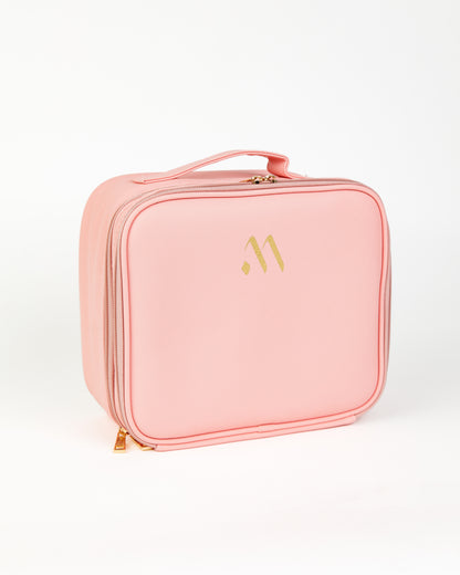 Premium Travel Makeup Organizer Case with LED Mirror