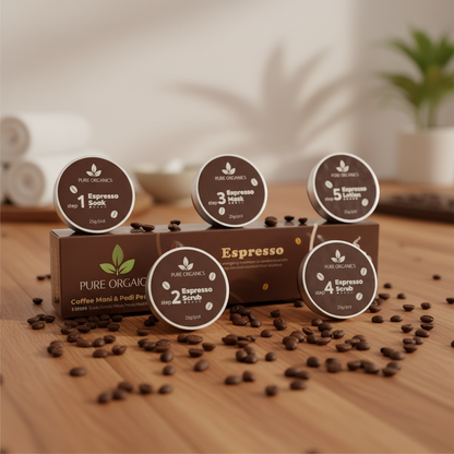 Pure Organics Espresso 5-Step Treatment Set